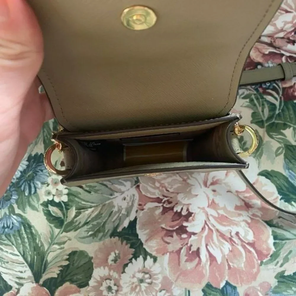 Michael Kors Sage Green Jet Set Phone Crossbody
